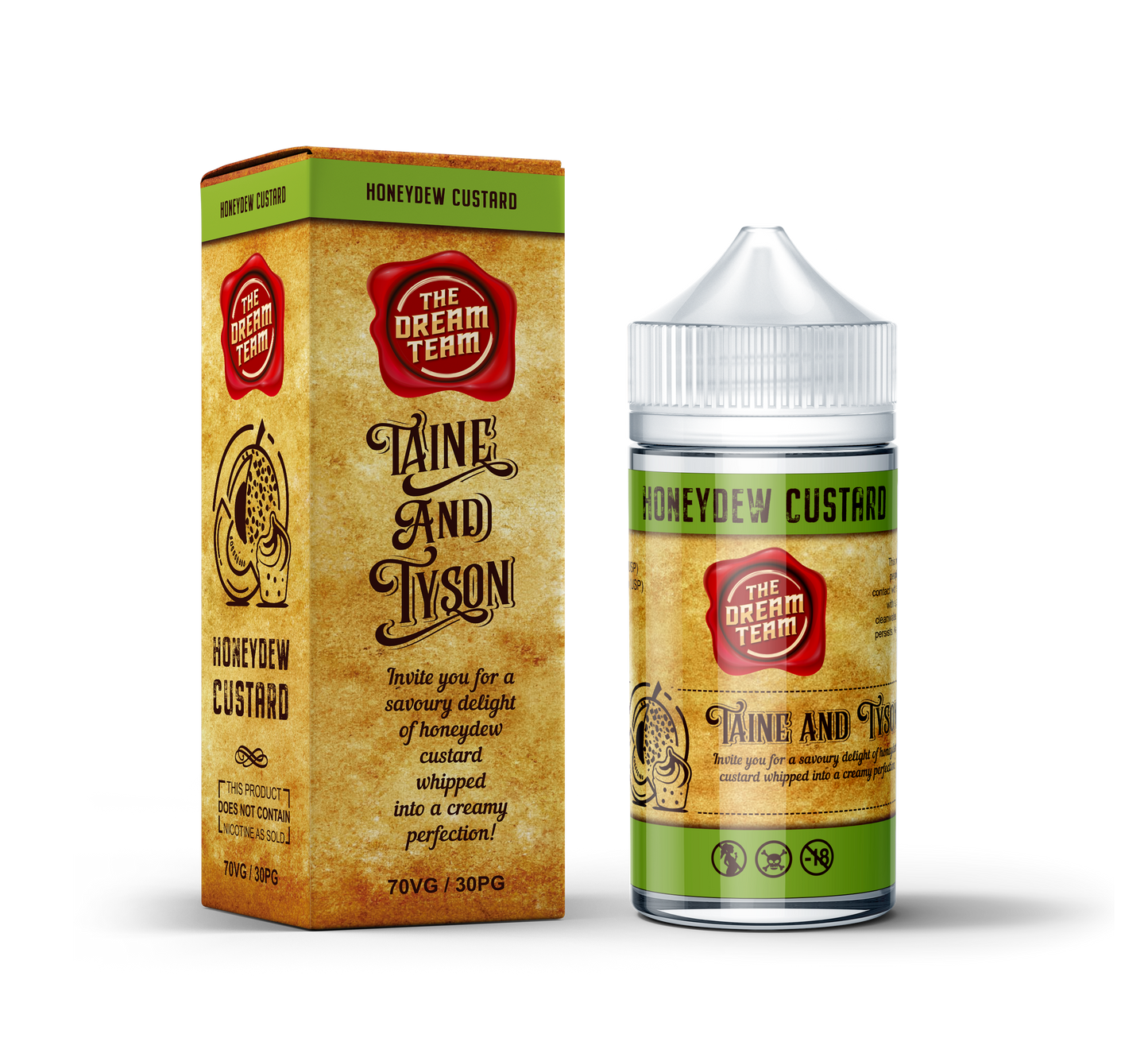 The Dream Team - Honeydew Custard - Super Vape Store